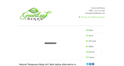 Desktop Screenshot of greenleafhenna.com